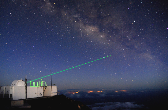 SLR at Haleakala at night