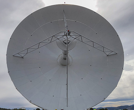 VLBI antenna at McDonald Observatory