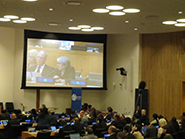 GEO Secretariat Barb Ryan voiced her support of the GGRF though a positive intervention on behalf of GEO at the Fourth Session of the United Nations Committee of Experts on Global Geospatial Information Management, 6 August 2014.