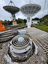 image of 2 large telescopes at KPGO