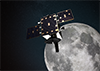 satellite orbiting the moon